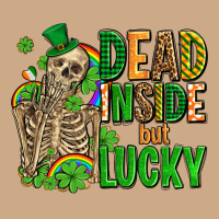 Dead Inside But Lucky  With Skeleton Vintage Hoodie | Teevron