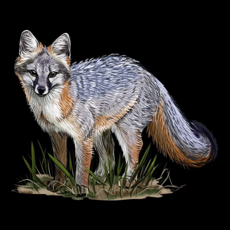 Gray Fox Urban Hoodie by LillyAllenDesigns | Teevron