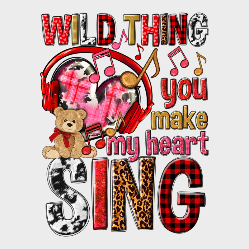 Wild Thing You Make My Heart Sing Urban Hoodie by NancyCooperArtShop | Teevron