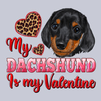 My Dachshund Is My Valentine Heavyweight Hoodie | Teevron