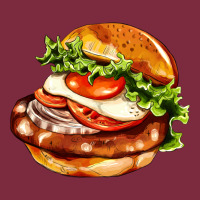 American Hamburger Premium Hoodie | Teevron