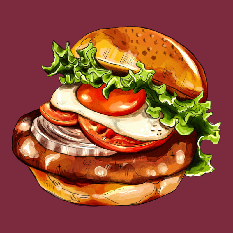 American Hamburger Premium Hoodie by AdoDesignShop | Teevron