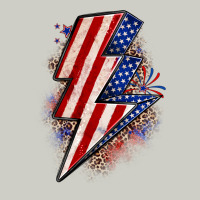Leopard American Flag Lightning Bolt Heavyweight Hoodie | Teevron