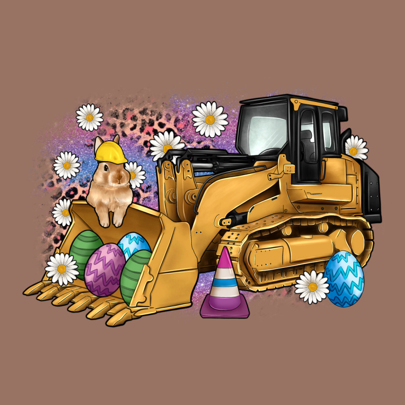 Easter Bulldozer Bunny Egg Leopard Premium Hoodie by Artiststas | Teevron
