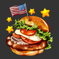 american flag and hamburger | Teevron