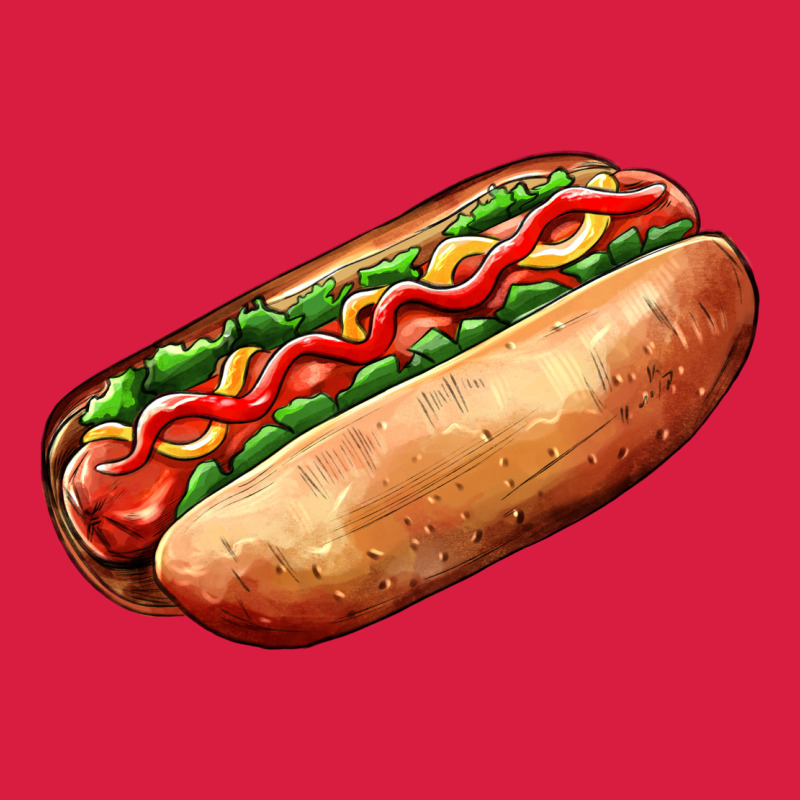 American Hot Dog Premium Hoodie by AdoDesignShop | Teevron