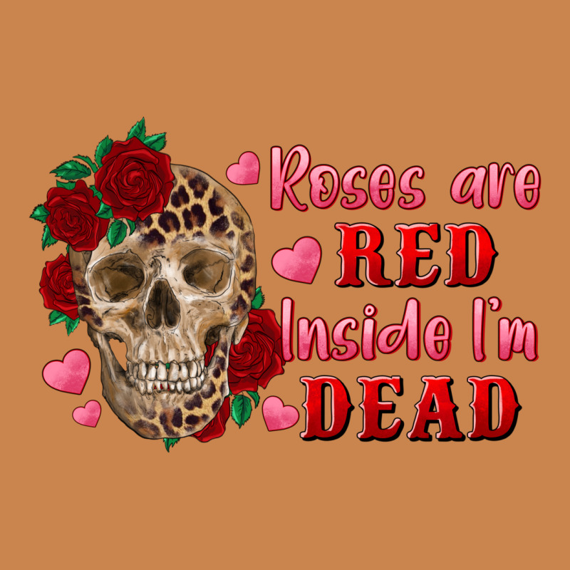 Roses Are Red Inside I'm Dead Skull Heavyweight Hoodie by RanaPortraitStore | Teevron