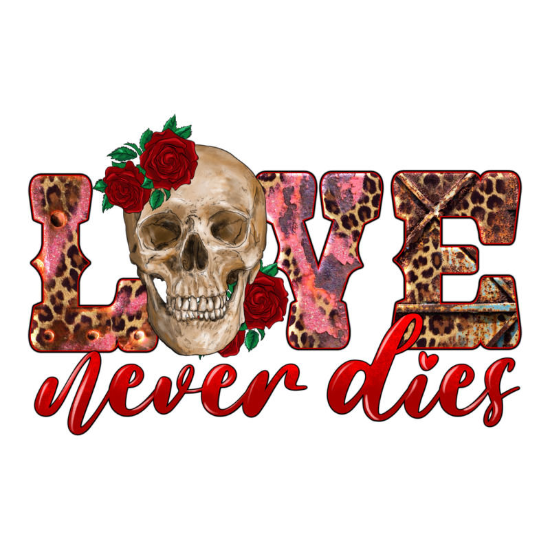 Love Never Dies Skull Heavyweight Hoodie by RanaPortraitStore | Teevron
