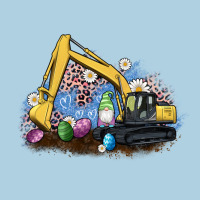 Easter Excavator Gnome Egg Leopard Premium Hoodie | Teevron