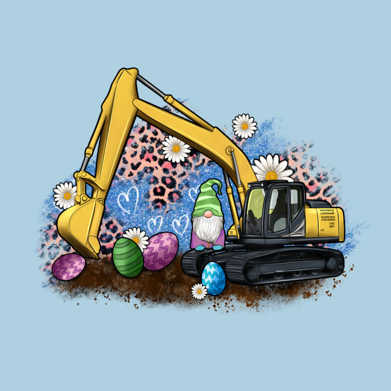Easter Excavator Gnome Egg Leopard Premium Hoodie by Artiststas | Teevron