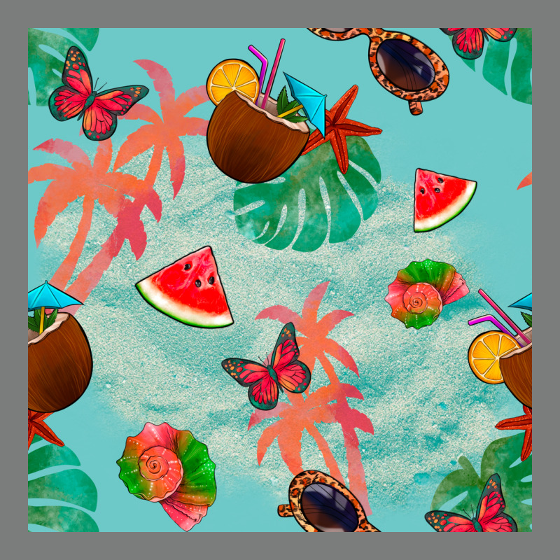 Summer Vibes Seamless Pattern Premium Hoodie by BundleAndBundleShop | Teevron