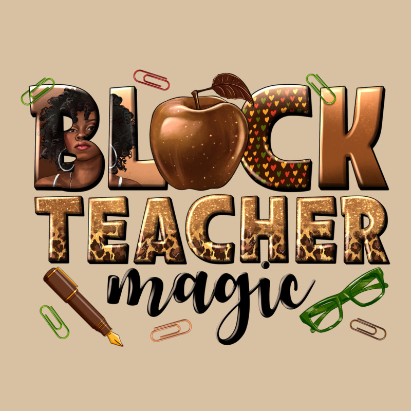 Black Teacher Magic Melanin Heavyweight Hoodie by texasbilliewilder | Teevron