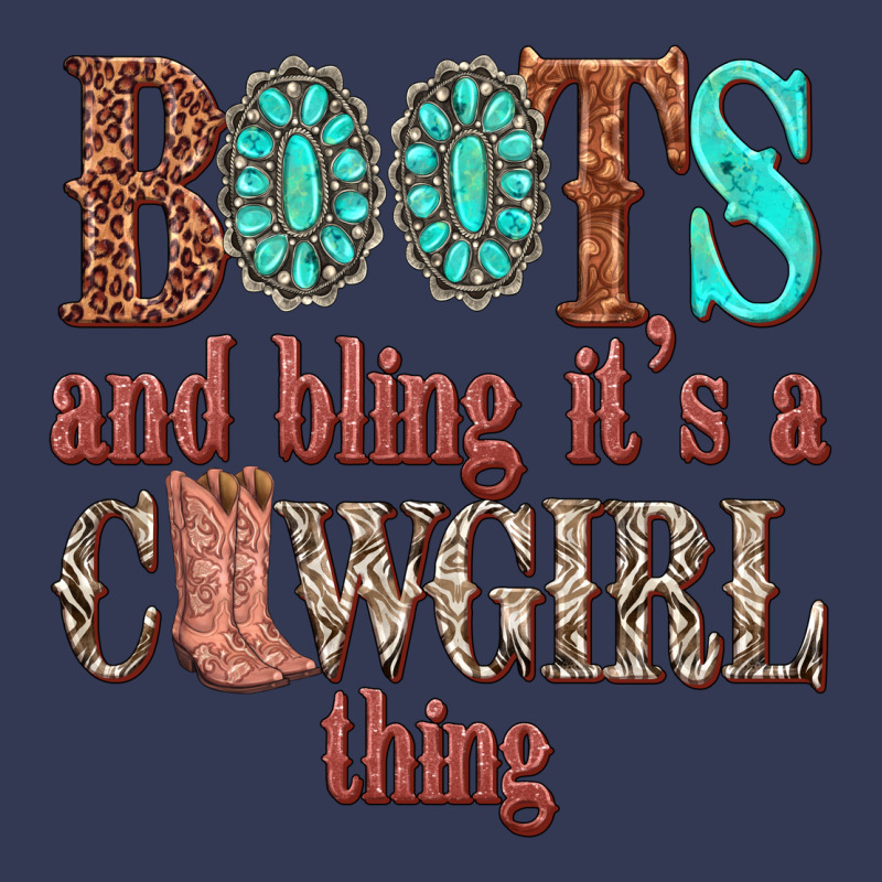 Boots And Bling Its A Cowgirl Thing Heavyweight Hoodie by texasbilliewilder | Teevron