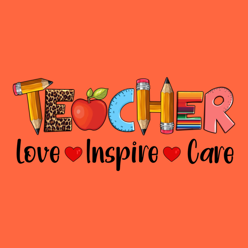 Teacher Love Inspıre Care Wıth  And Pen Premium Hoodie by Artiststas | Teevron