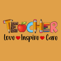 Teacher Love Inspıre Care Wıth  And Pen Premium Hoodie | Teevron