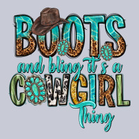 Boots And Bling Its A Cowgirl Thing Heavyweight Hoodie | Teevron