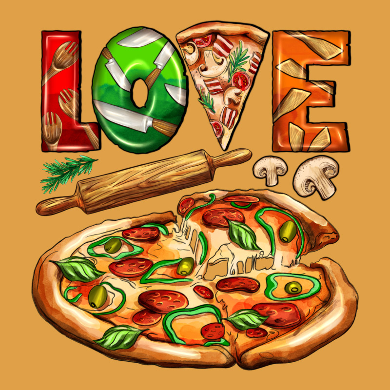 Love Pizza Premium Hoodie by AdoDesignShop | Teevron