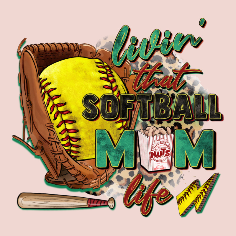 Livin' That Softball Mom Life Premium Sweatshirt by Zillion Design Studio | Teevron