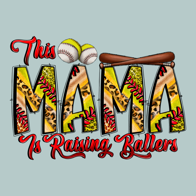 This Mama Is Raising Ballers Softball And Baseball Heavy Core Tee by CowhideDigitalArt | Teevron