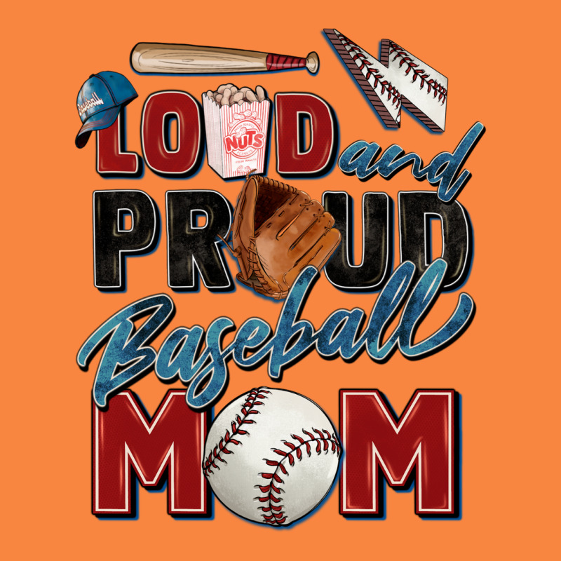 Loud And Proud Baseball Mom Premium Sweatshirt by Zillion Design Studio | Teevron