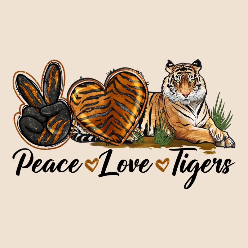 Peace Love Tigers Urban Hoodie by LillyAllenDesigns | Teevron