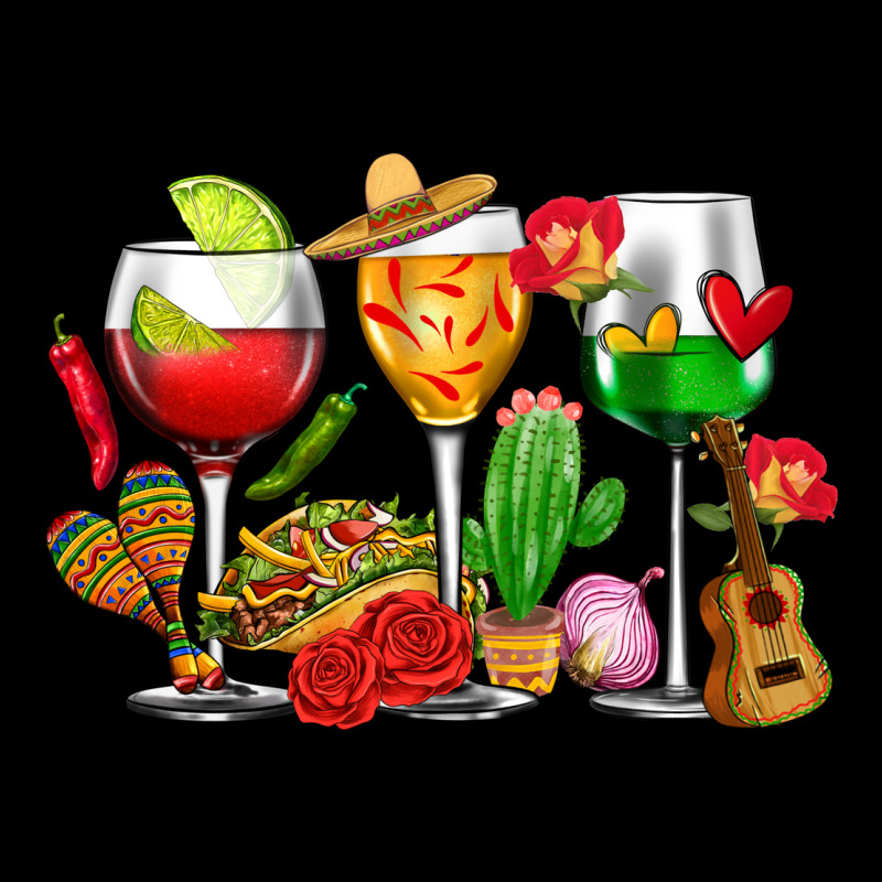 Mexico Wine Glasses Cups Premium Sweatshirt by CTS Tumbler Store | Teevron
