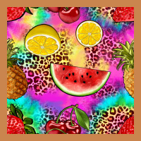 Fruits Leopard Tie Dye Seamless Pattern Heavyweight Hoodie | Teevron