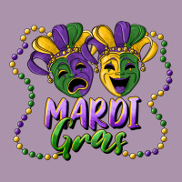 Mardi Gras Mask And Beads Heavyweight Hoodie | Teevron