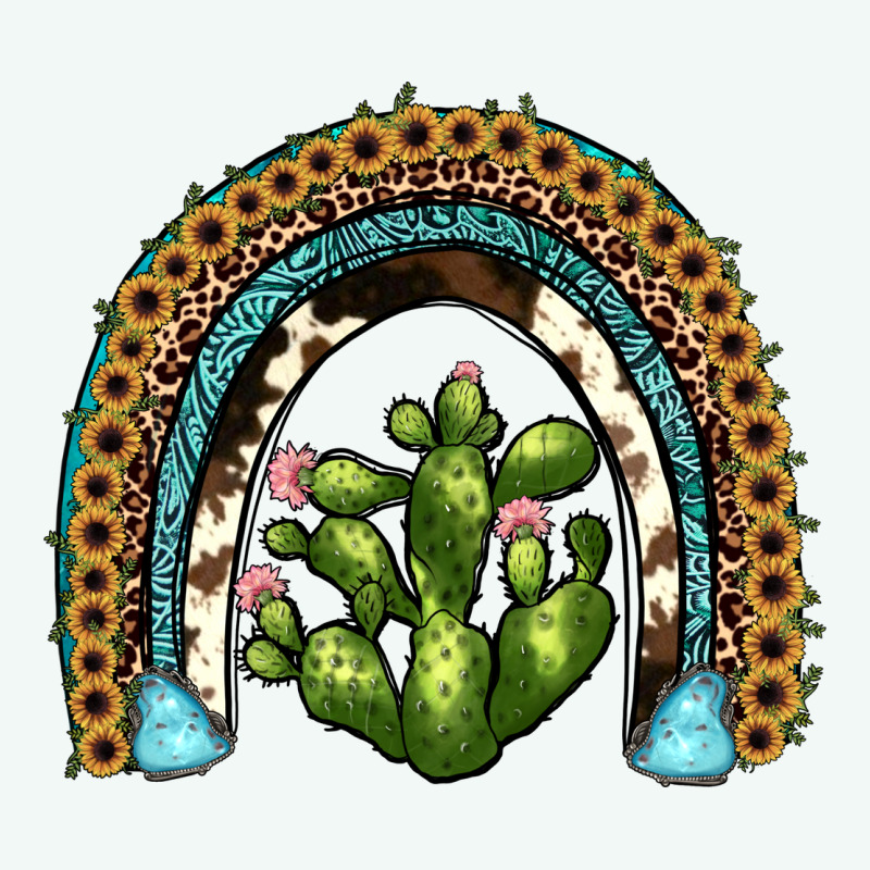 Cactus Rainbow Premium Hoodie by JahusDesignShop | Teevron