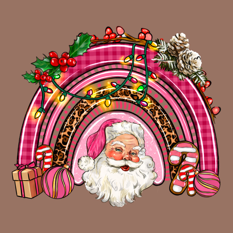 Pink Christmas Rainbow Premium Hoodie by AdoDesignShop | Teevron