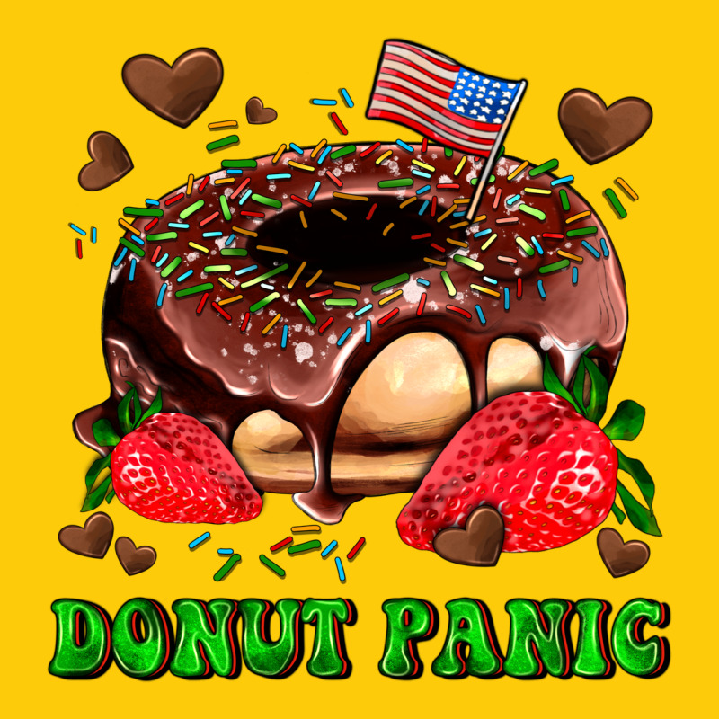 Donut Panic Premium Hoodie by AdoDesignShop | Teevron