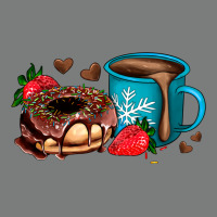 Donut Coffee Strawberry Premium Hoodie | Teevron
