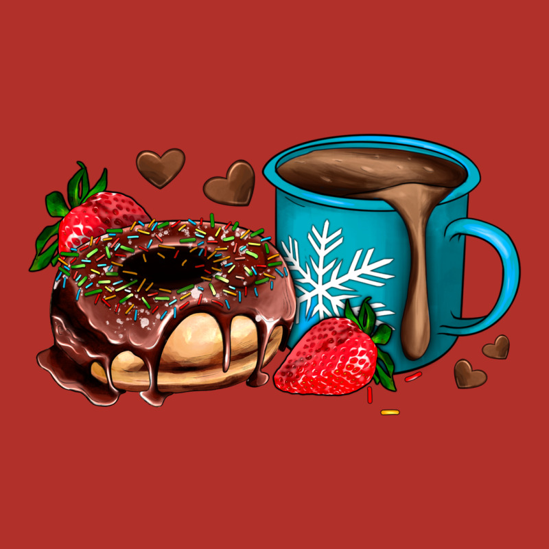 Donut Coffee Strawberry Premium Hoodie by AdoDesignShop | Teevron