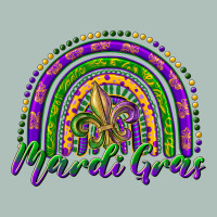 Mardi Gras Rainbow And Fleur De Lis Heavyweight Hoodie | Teevron