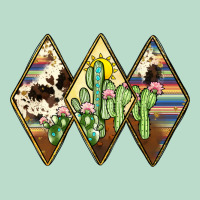 Cactus Serape Cowhide Premium Hoodie | Teevron