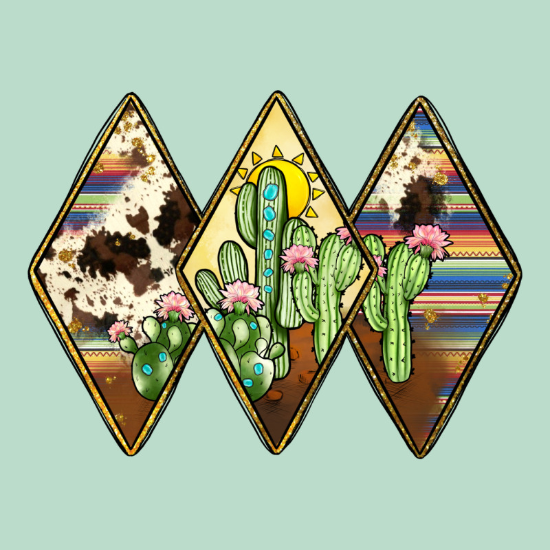 Cactus Serape Cowhide Premium Hoodie by JahusDesignShop | Teevron