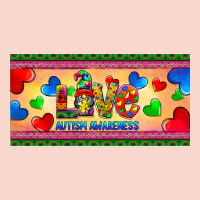 Love Autism Awareness License Plate Template Urban Hoodie | Teevron