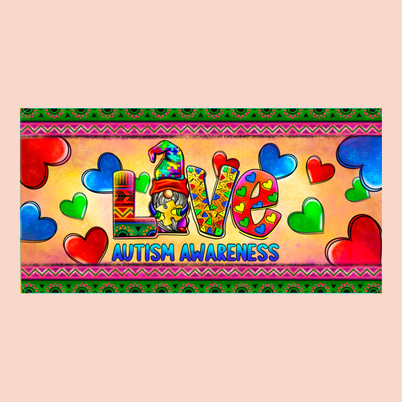 Love Autism Awareness License Plate Template Urban Hoodie by BarkalooDesign | Teevron