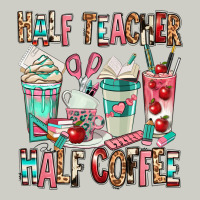 Half Teacher Half Coffee Heavyweight Hoodie | Teevron