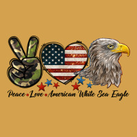 Peace Love American White Sea Eagle Urban Hoodie | Teevron