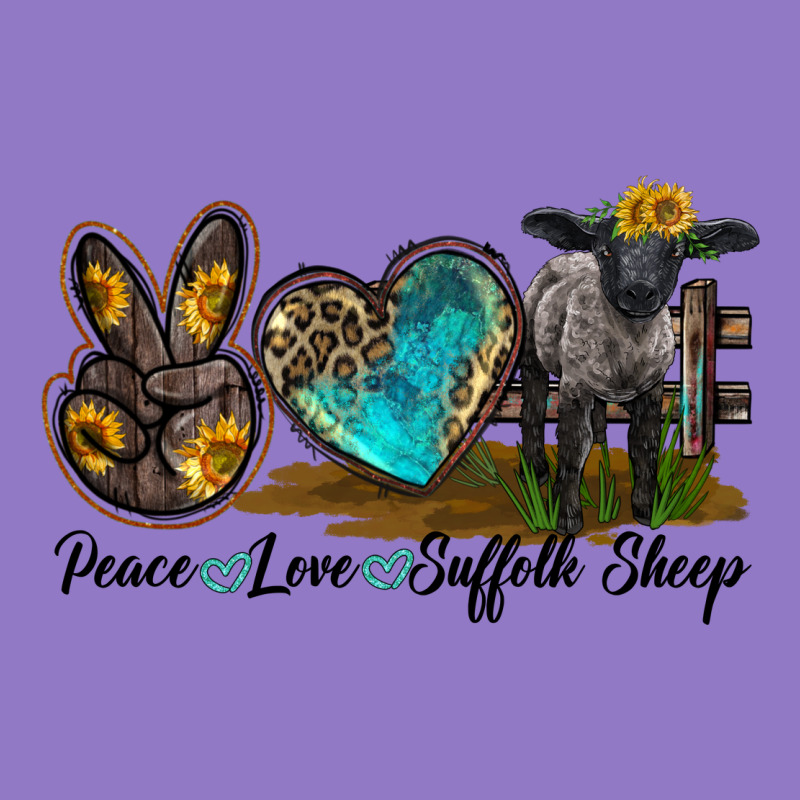 Peace Love Suffolk Sheep Urban Hoodie by LillyAllenDesigns | Teevron