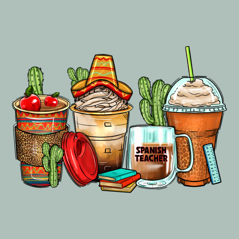 Spanish Teacher Coffee Cups Heavyweight Hoodie by Zillion Design Studio | Teevron