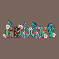 Groovy With Peace  Sign Flowers Premium Hoodie | Teevron