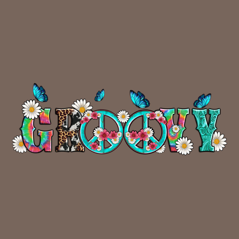 Groovy With Peace  Sign Flowers Premium Hoodie by Artiststas | Teevron