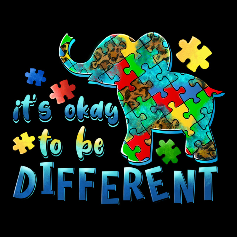 It's Okay To Be Different Elephant Autism Awareness Urban Hoodie by BarkalooDesign | Teevron