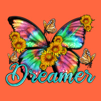Dreamer With Butterfly And Sunflowers Premium Hoodie | Teevron