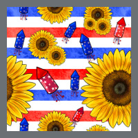 Patriotic Sunflowers Premium Hoodie | Teevron