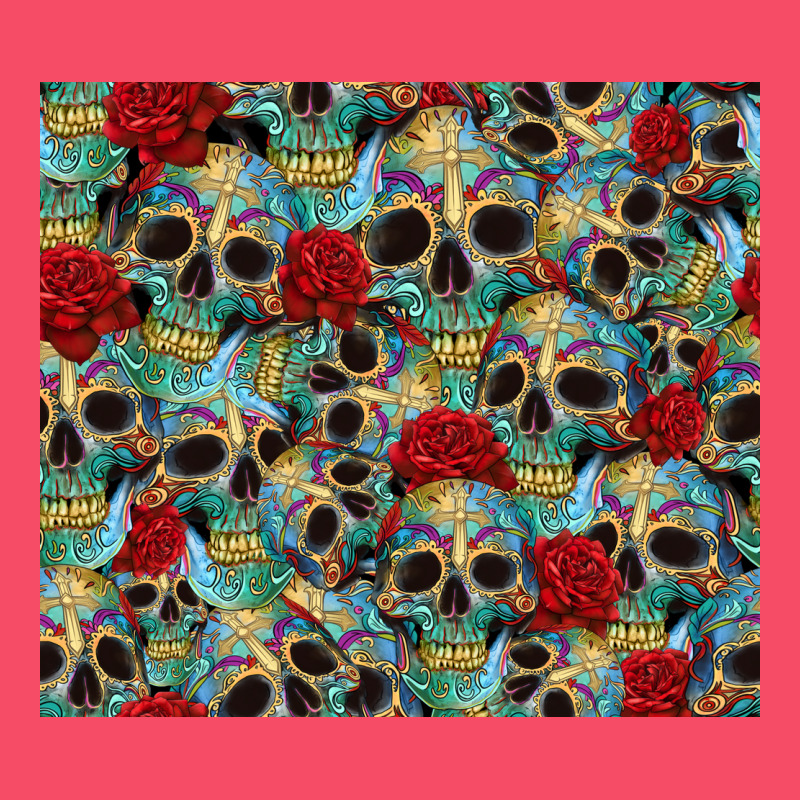 Sugar Skulls Roses Tumbler 3 Premium Sweatshirt by CTS Tumbler Store | Teevron