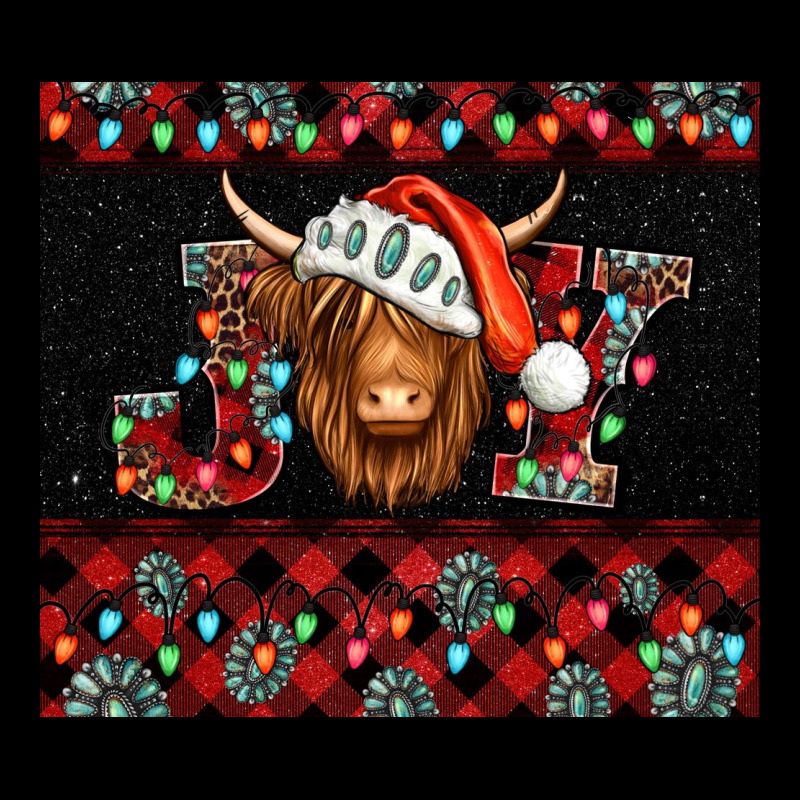 Joy Shaggy Cow Christmas Urban Hoodie by Jasminsmagicworld | Teevron