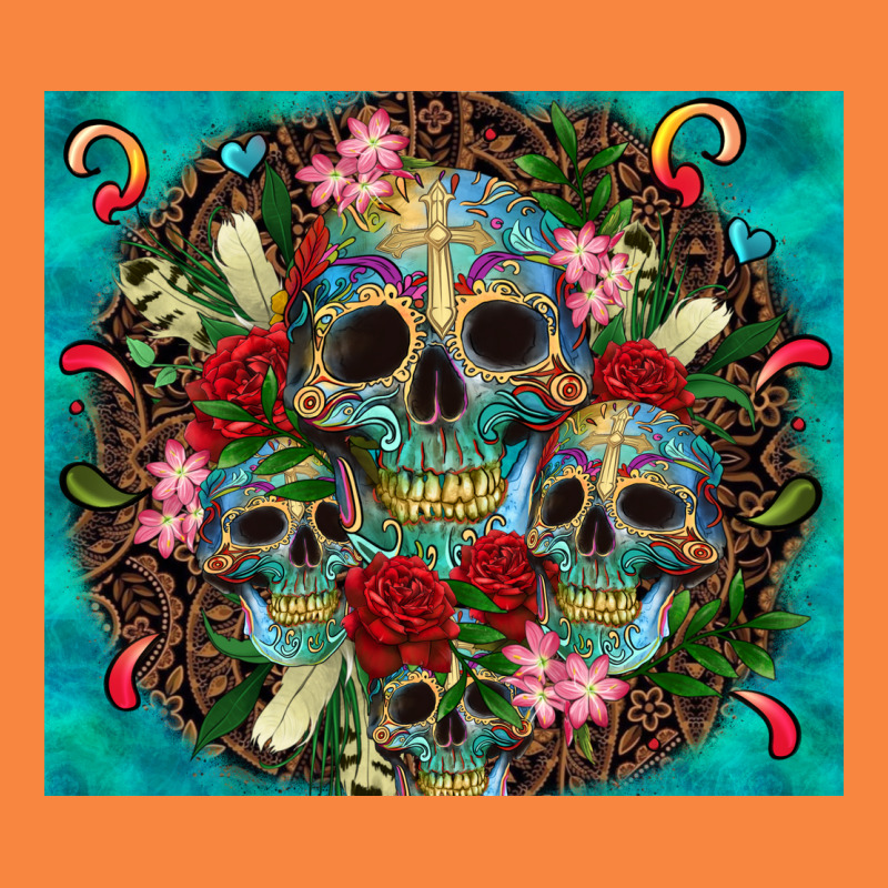Sugar Skulls Tumbler 3 Premium Sweatshirt by CTS Tumbler Store | Teevron